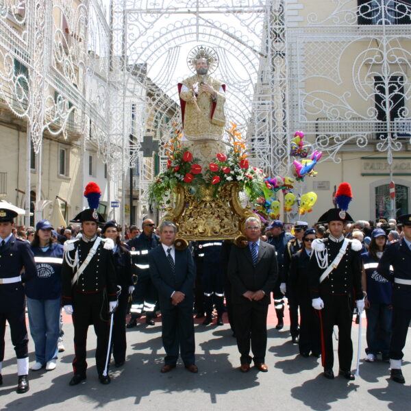 The patron saint festival feauturing processions and local culture